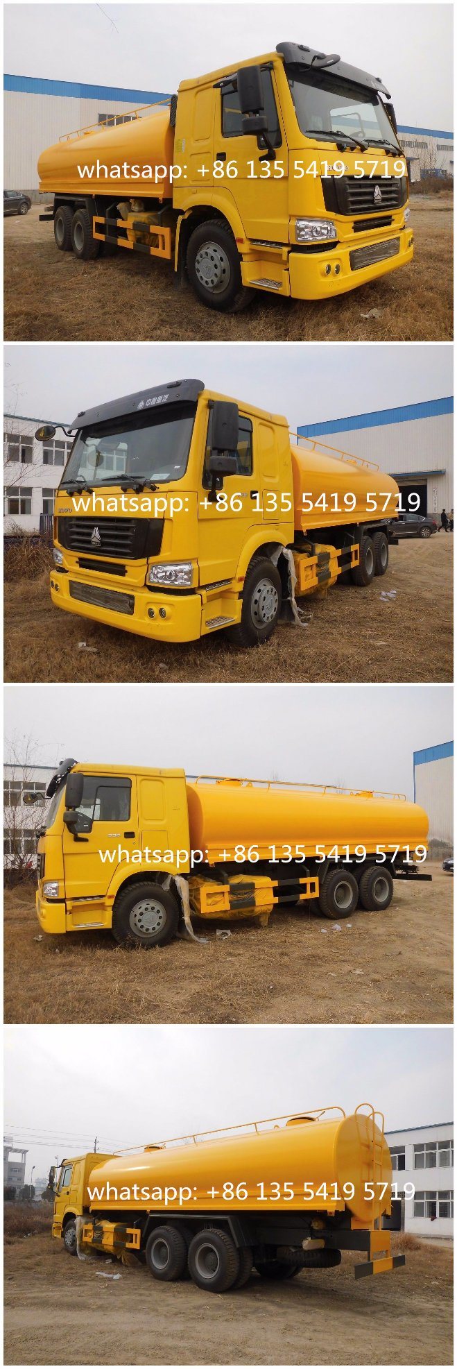 Sinotruck HOWO 10-Wheels 336HP 20000L 20m3 20tons Water Tanker Truck