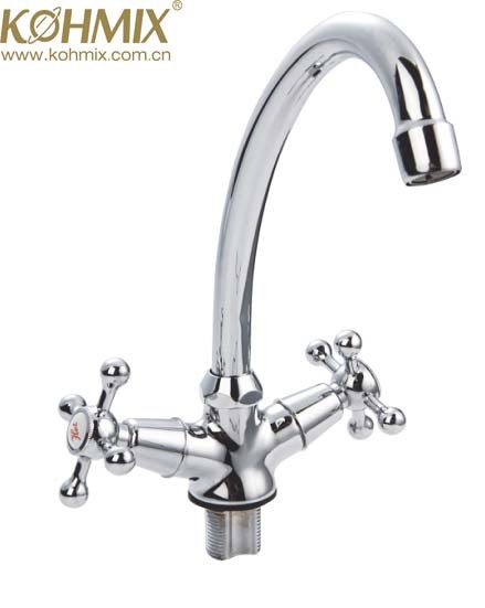 New Stylish Hot Sale Double Handle Basin Faucet