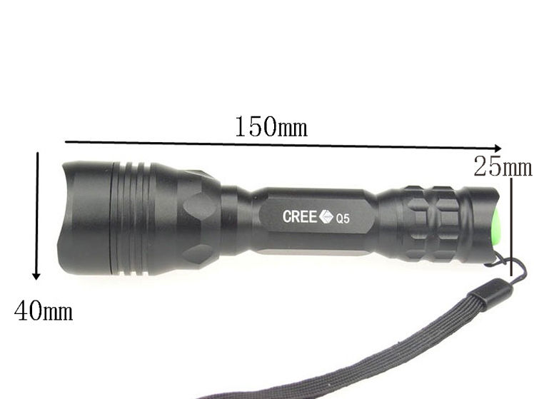 Q5 5W 18650 Rechargeable LED Torch Light