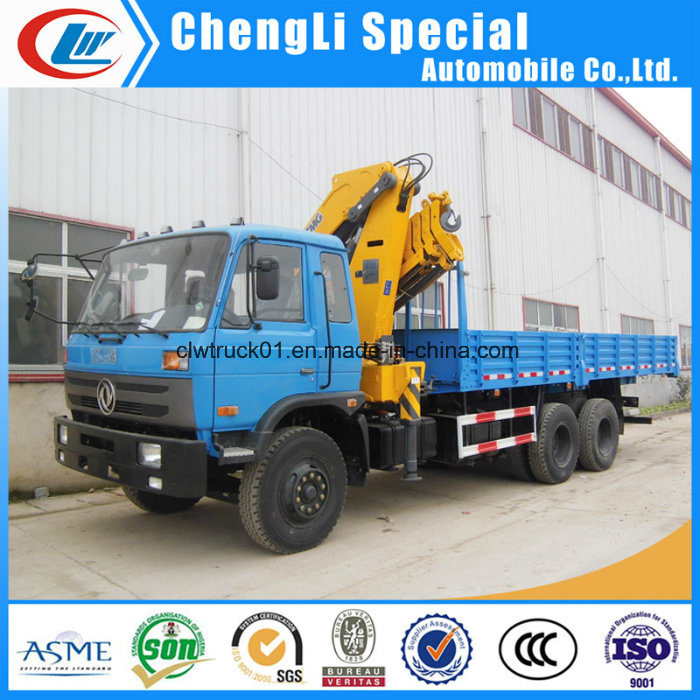 Folding Arm Crane 10tons Mobile Hydrauli Lifting Truck Crane