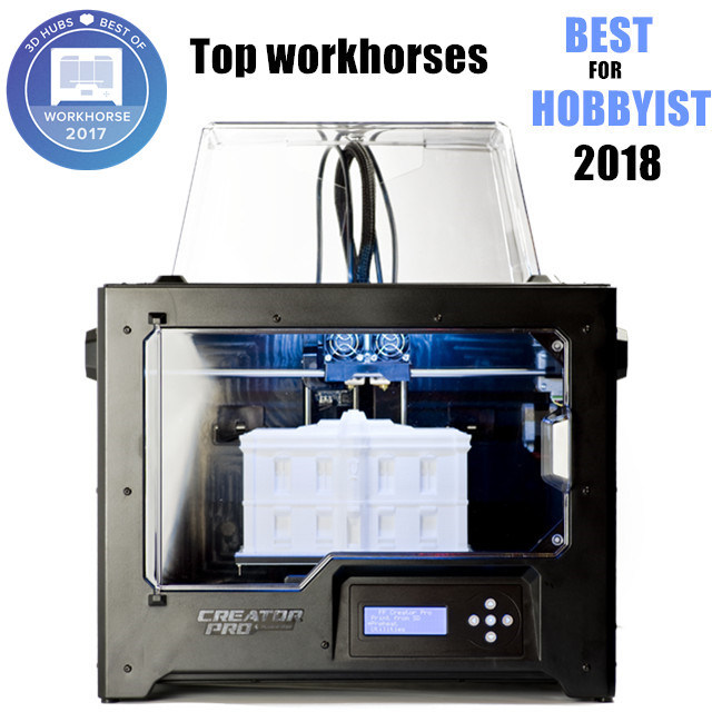 3D Hubs Recommend 3D Desktop Printer Flashforge Creator PRO