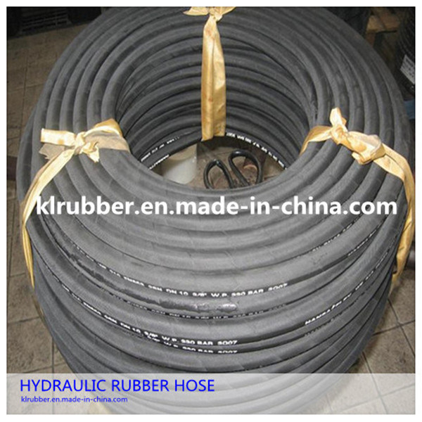 SAE100 R2at High Pressure Rubber Hydraulic Hose with Hydraulic Fitting