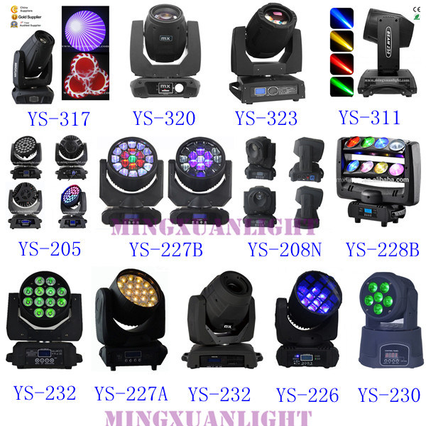 350W 17r 3in1 Spot Beam Wash Moving Head Light (YS-317)