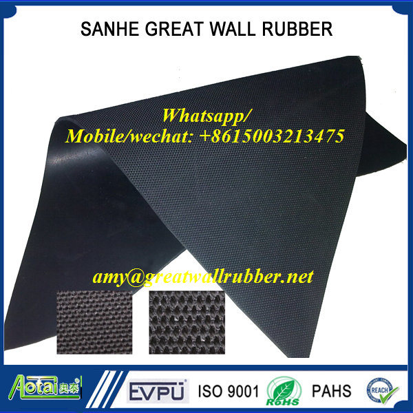 Industrial EPDM/Neoprene/Silicon/Nitrile/Butyl Natural Rubber Flooring Roll Non-Slip Floor Mat