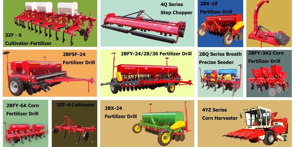 Grain Drill 2bfx-18 Wheat Seed Drill with Fertilizer