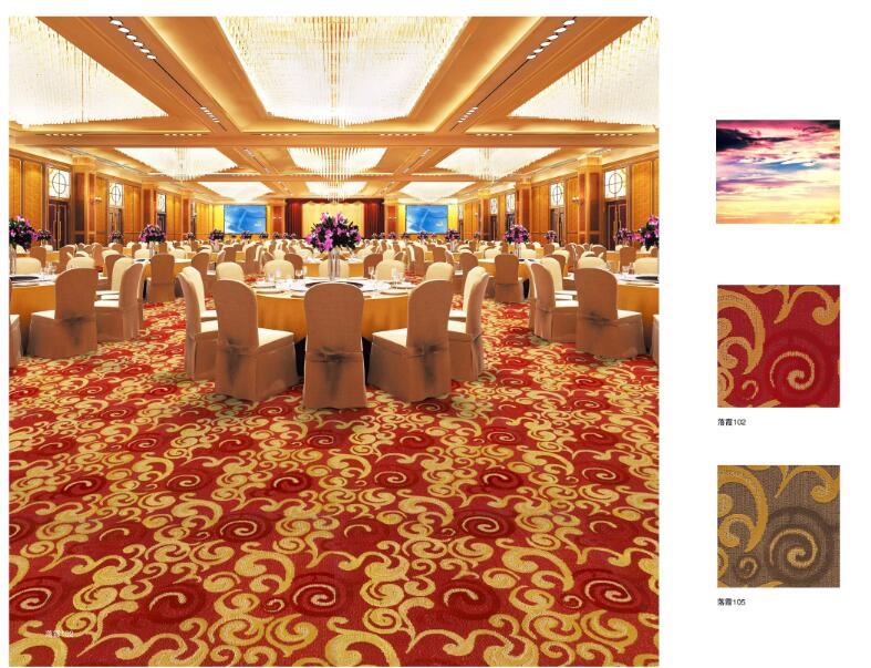 Luxury 6 Star Hoetl Banquet Hall Axminster /Apartment /Room Mat/ Wall-to Wall Carpet for Commercial