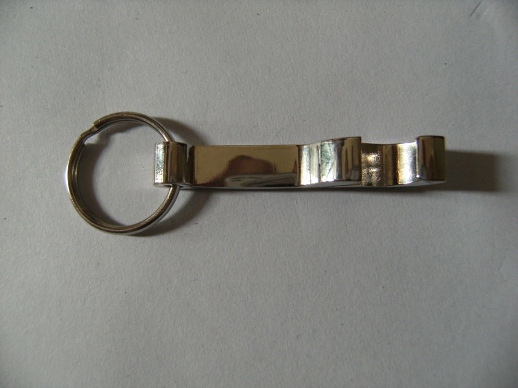 High Quality Zinc Alloy Polish Bottle Opener Fancy Keychain