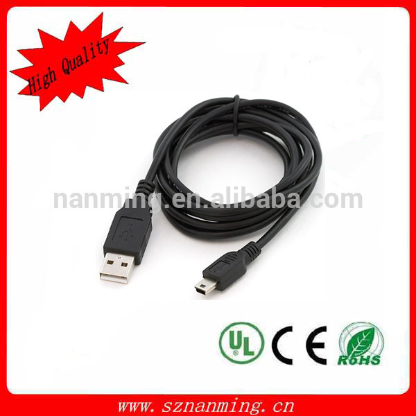 USB 2.0 a Male to Mini 5 Pin B Data Charging Cable
