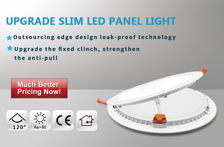 2018 Newest Embedded 6W 12W Ultra Slim LED Panel Lamp