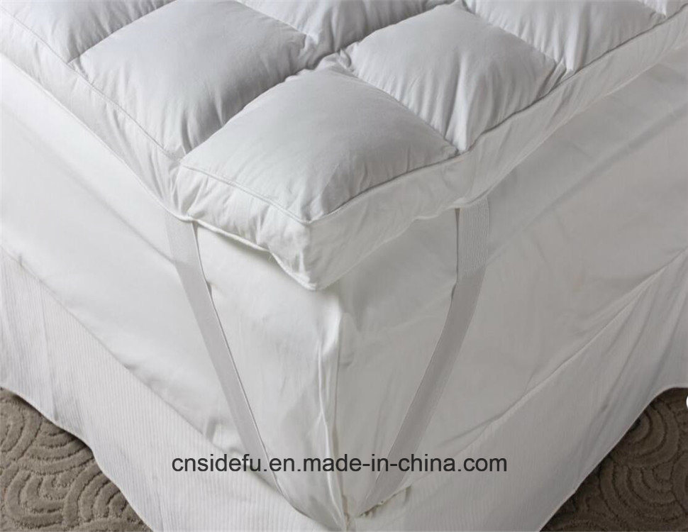 Hotel White Goose or Duck Down Feather Mattress Topper