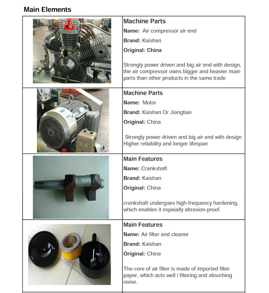 KB-45G 580psi Piston High Pressure Gas Compressors Pump