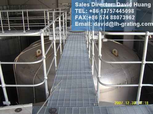 Hot DIP Galvanized Steel Floor Grating for Platforms Trench