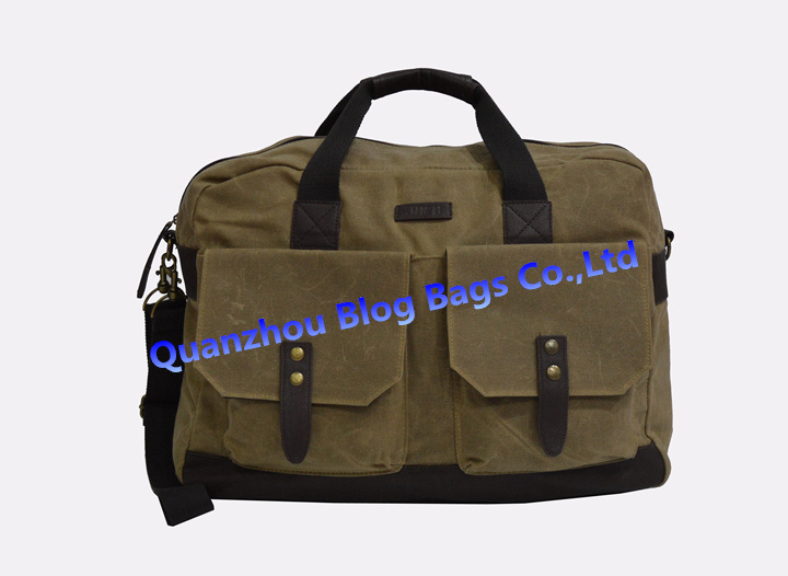 Fancy Custom Waterproof Big Canvas Duffel Tote Bags for Travel