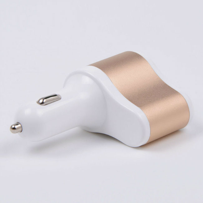 Dual USB Sockets Car Cigarette Lighter Socket Adapter