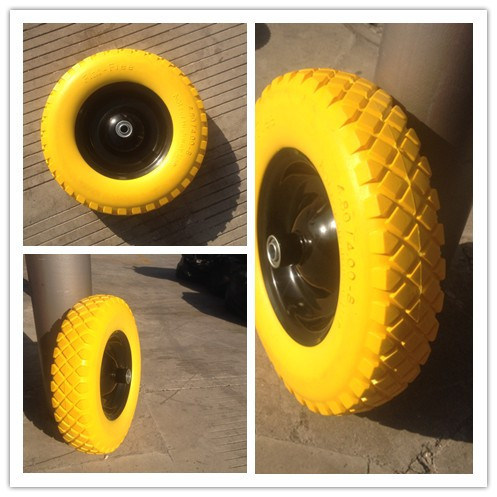 PU Flat Free Tyre PU Wheel PU Wheelbarrow Tyre