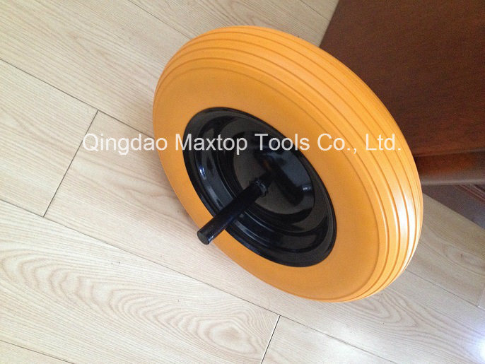 300-4 Solid PU Foam Wheel to Spain Market