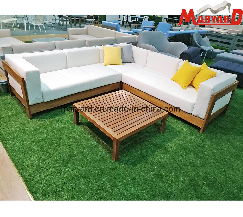 High Quality Wooden Sofa Set Designs Teak Outdoor Sofa