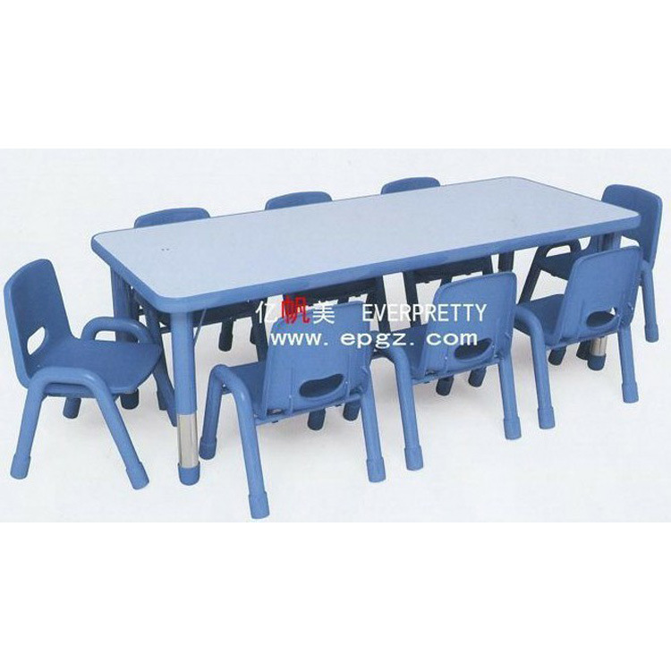 High Quality Preschool Furniture Children Study Table and Chair Set