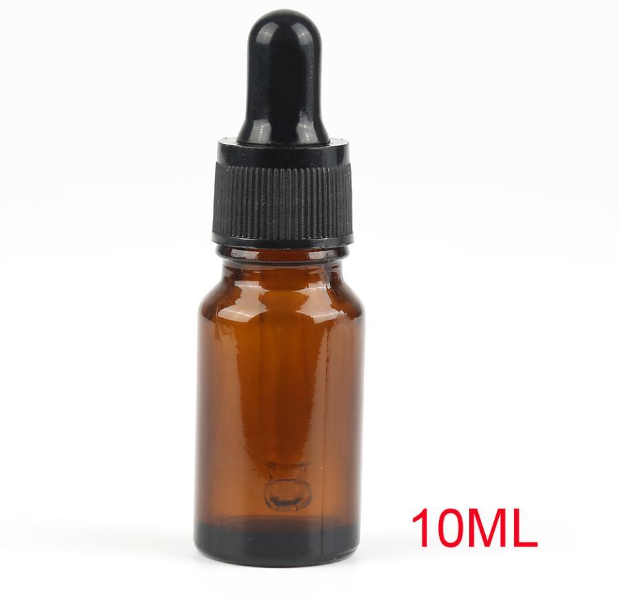 10ml Pipette Empty Dropper Bottles Aromatherapy/Eye Drops Amber Glass Mini Pot Jar Travel Pot Eye Dropper Liquid Reagent