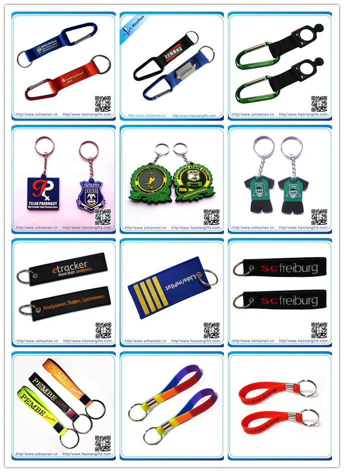 Promotional Printed Keychain Carabiner with Strap