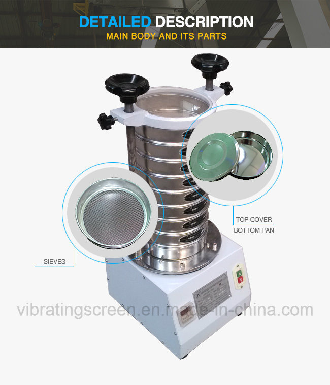 Test Sieve Machine Used in Lab for Sample Separating