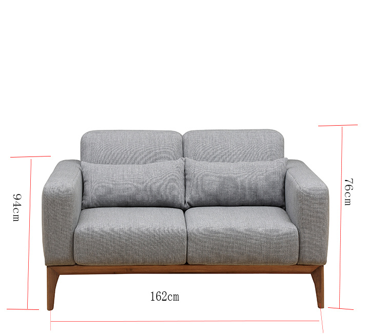 2018 New Product Modern Wood Home Furniture Set Fabric Sofa Bed for Living Room