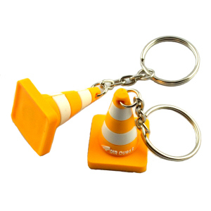 Wholesale Various Custom Soft PVC Rubber Keyring