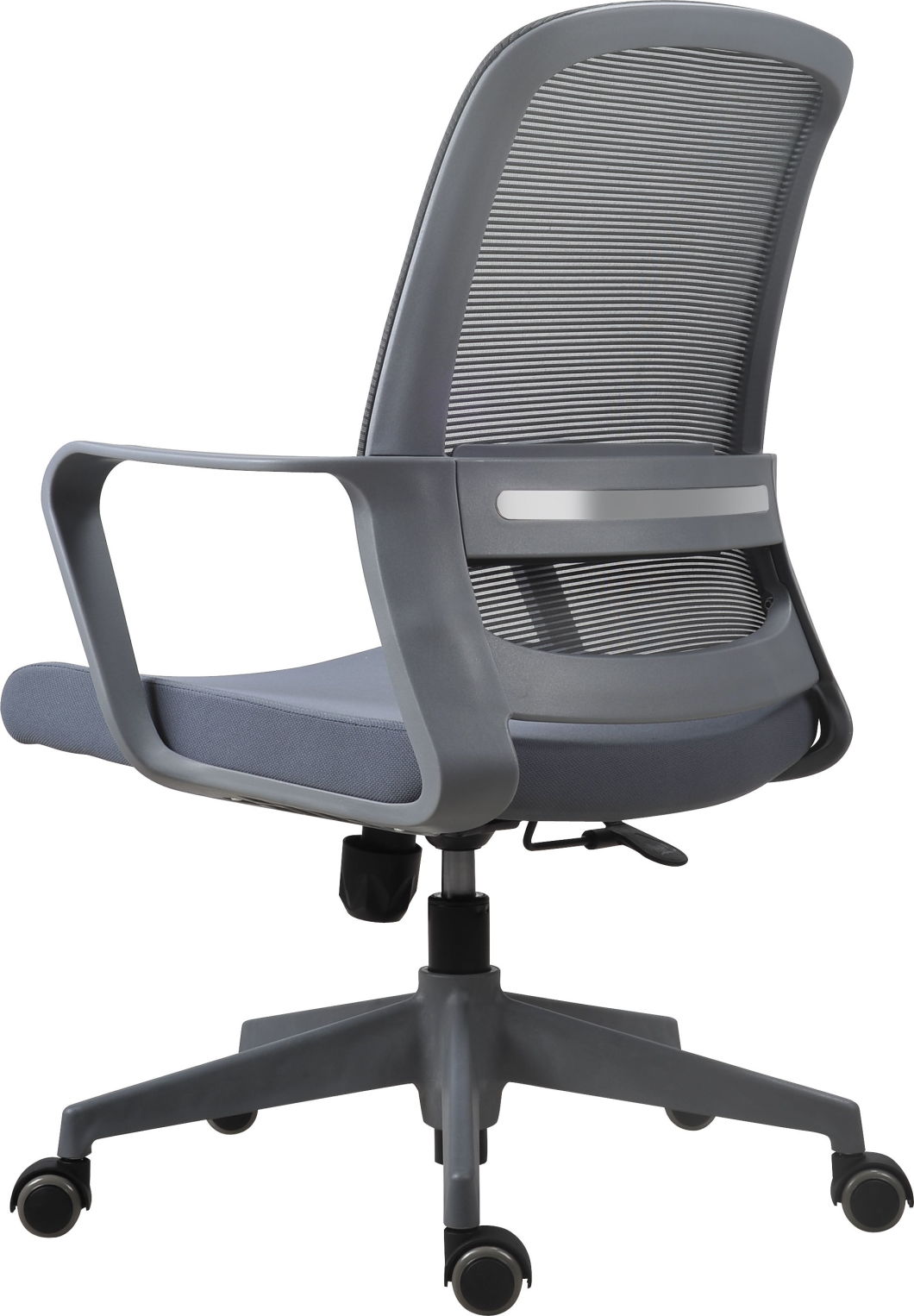 Ergonomic MID Back Office Desk Computer Mesh Chair with Armrest (LSM-M203WH)