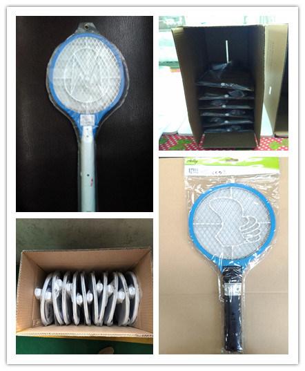 Rechargeable Electric Fly Swatter with Torch