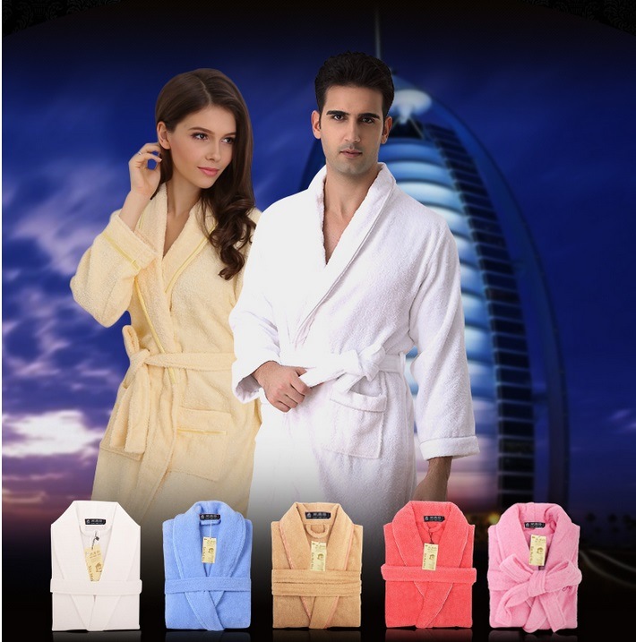 Practical Home Textile Men Cotton Quilted Bathrobe