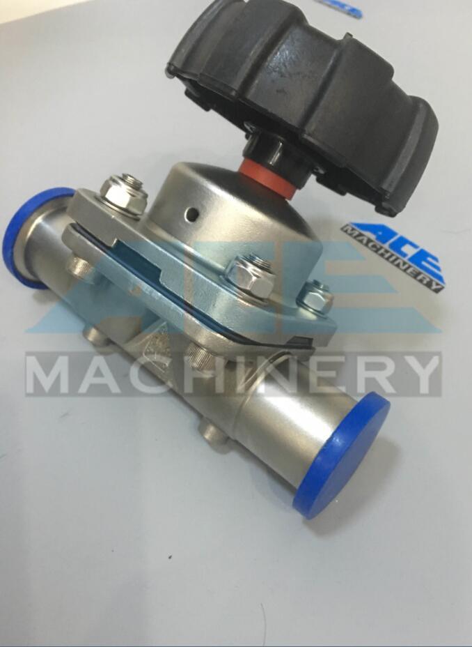 Stainless Steel Sanitary Two-Pass Diaphragm Valve