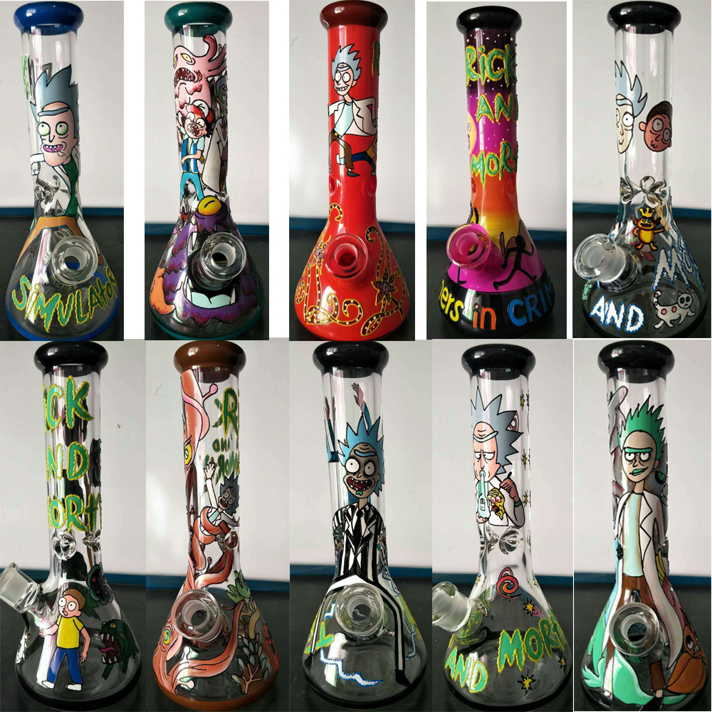 Hbking Colorful Straight Smoking Pipe OEM Avaliable Glass Beaker