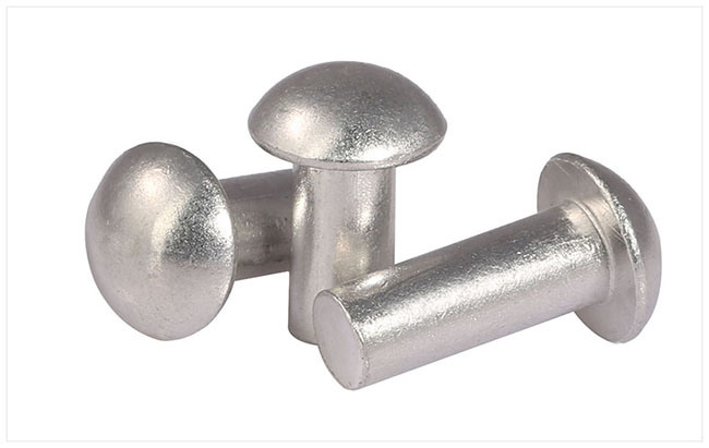 Aluminium Button Head Solid Tin Rivets