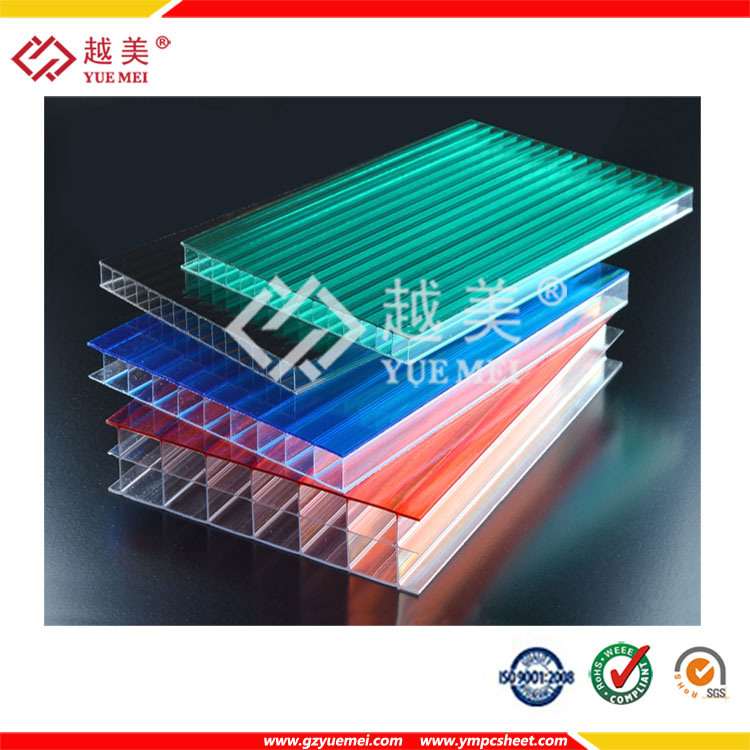 Twin-Wall hollow pc panel (YM-PC-008)