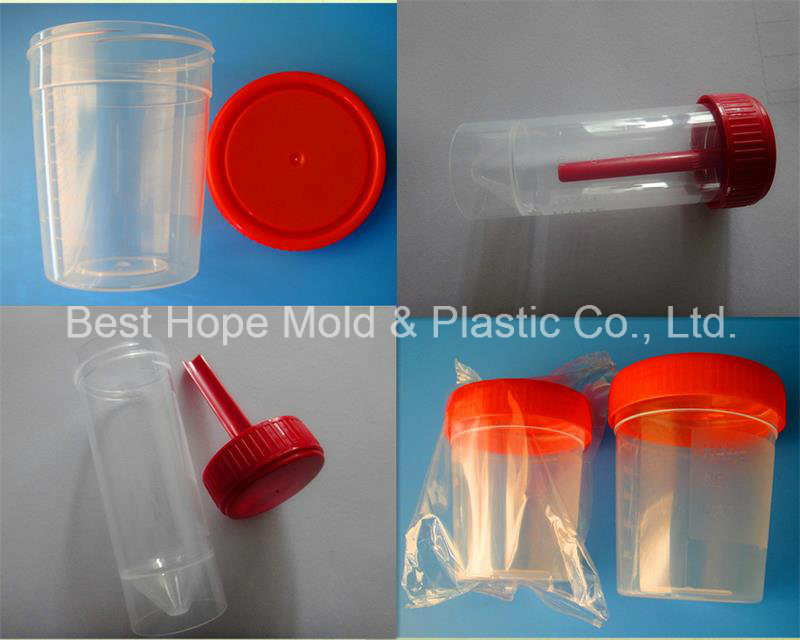 Plastic Injection Mold for Urine Cup, Plastic Mold Maker