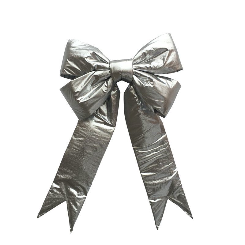 Handmade Gold Non-Woven Bowknot for Christmas Decoration