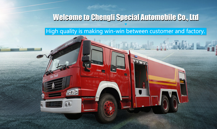 China Standard Water Foam Fire Fighting Rescue Truck