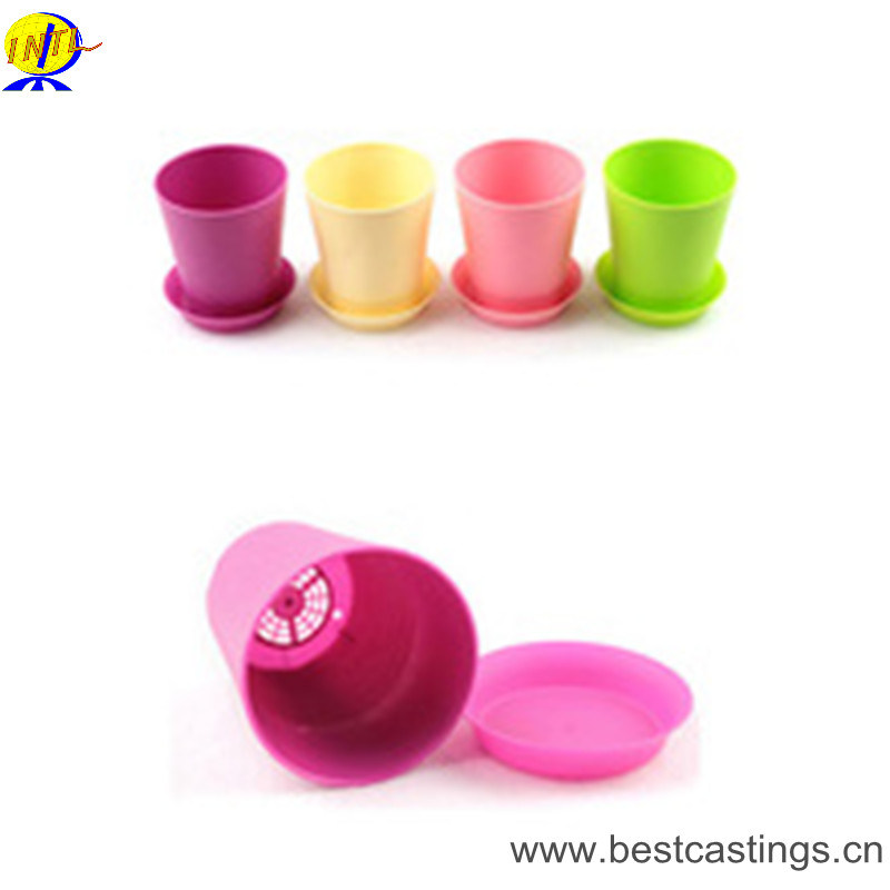 Hot Selling Colorful Plastic Flower Pot for Home Decoration