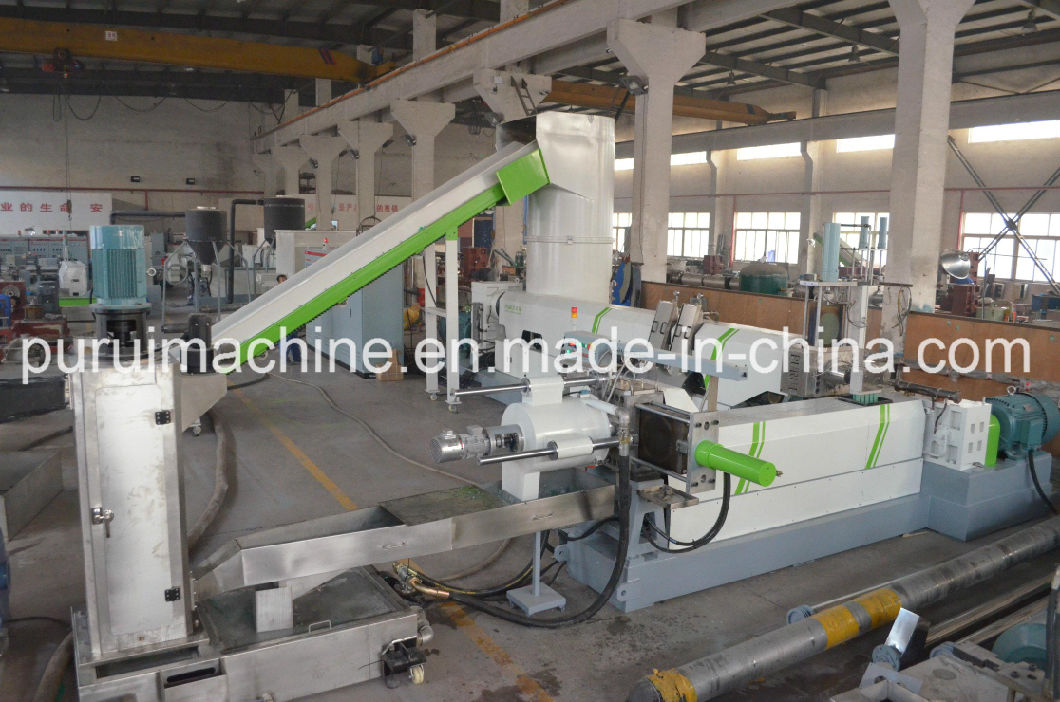 Energy-Saving Plastic Two Stage Granulating Machine for PE Film Pelletizing