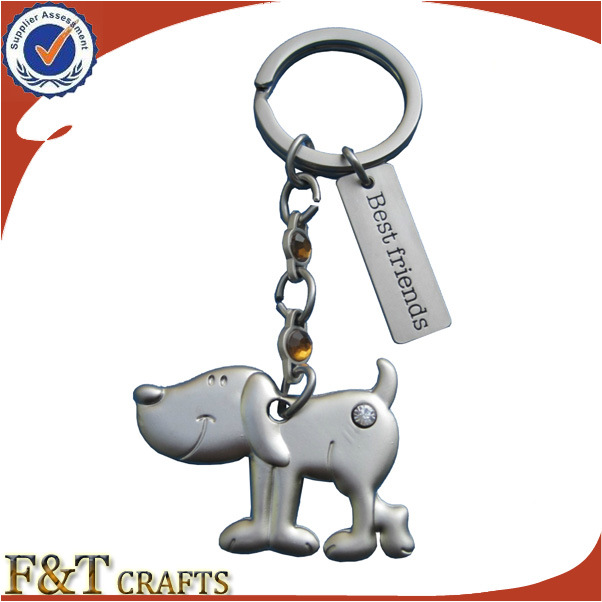 Custom Zinc Alloy Live Animal Metal Horse Keychain (FTKC1713A)