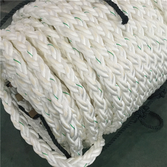 8 Strand Mooring Rope Polyester Rope Mooring Rope PP Rope