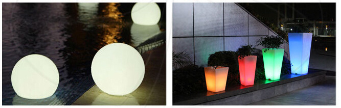 LED Sofa Plastic Chair Light Furniture for Promotion