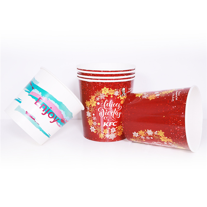 Customized High Quality Disposable Paper Takeaway Food Bowl