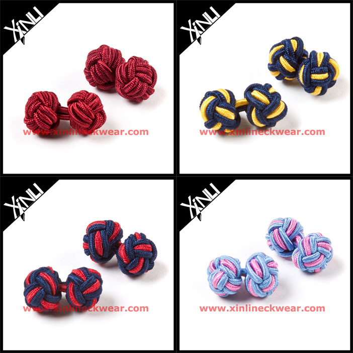 Mens Silk Knot Cufflinks