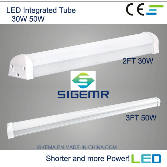 Ce Integrated 30W 50W LED Fluorescent Tube Lights
