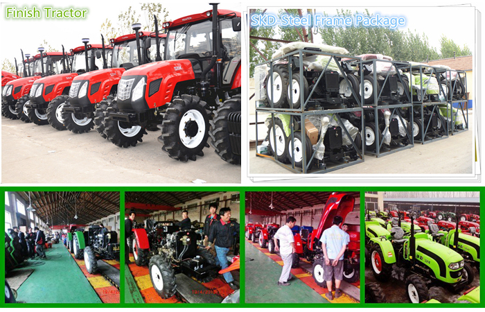 Utility Tractor 60HP 70HP 80HP 90HP 100HP with Planting Seeding Harvesting Agriculture Equipment
