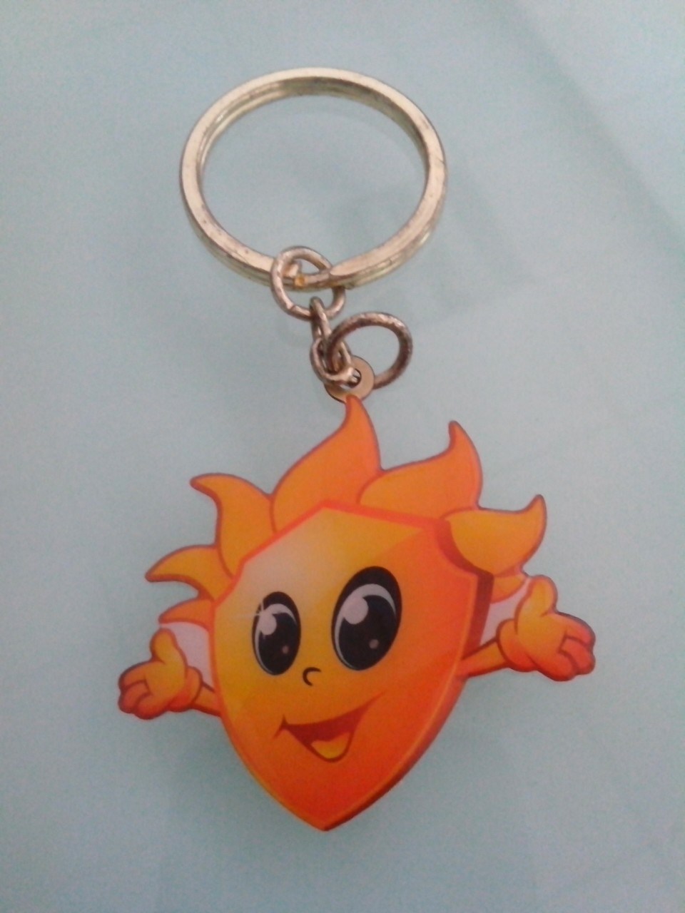 Custom 3D Effect Plastic Key Ring, Crystal Keychain (GZHY-KA074)