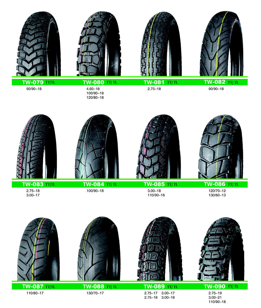 on/off-Road Motorcycle Tyres 3.00X18, 110/90-16