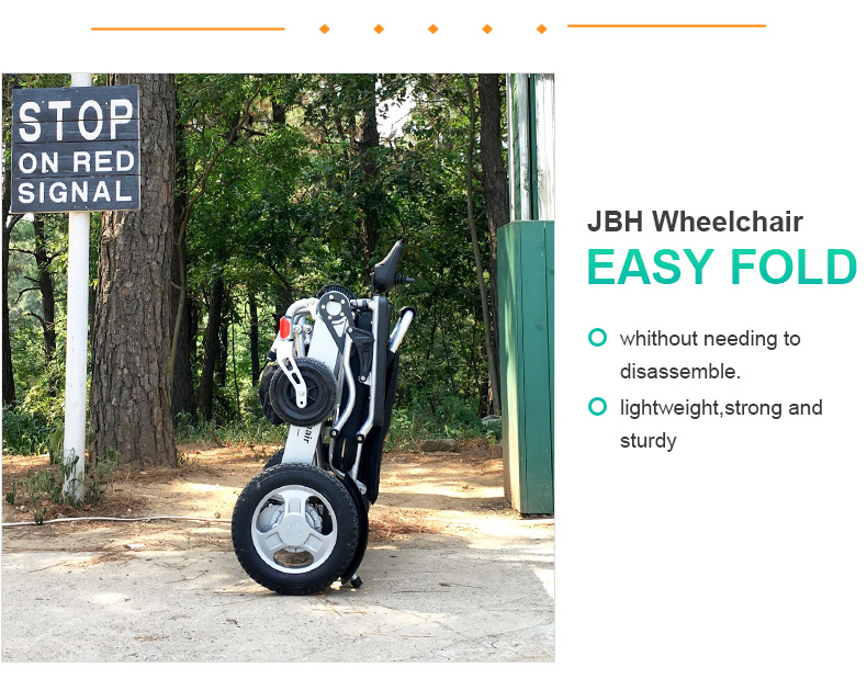 Lightweight Travel Power Wheelchair with Lithium Battery