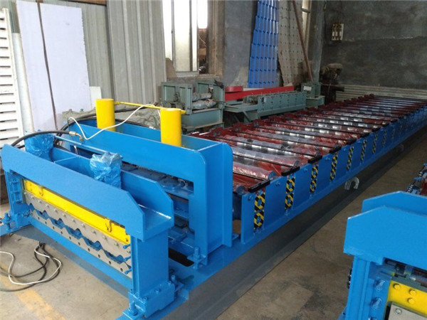 Automatic Roofing Steel Metal Floor Tile Roll Forming Machine